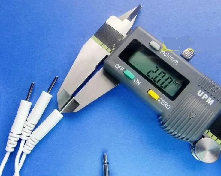 Tens Ünitesi Kurşun Teller - İki adet 2mm Pim Konnektör Kablosu için 3,5 mm fiş