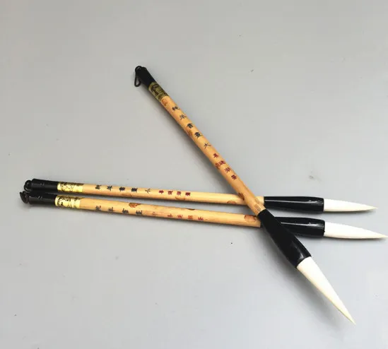 Chinese calligraphy hair brush no fork pure wool pen cents62088899060700