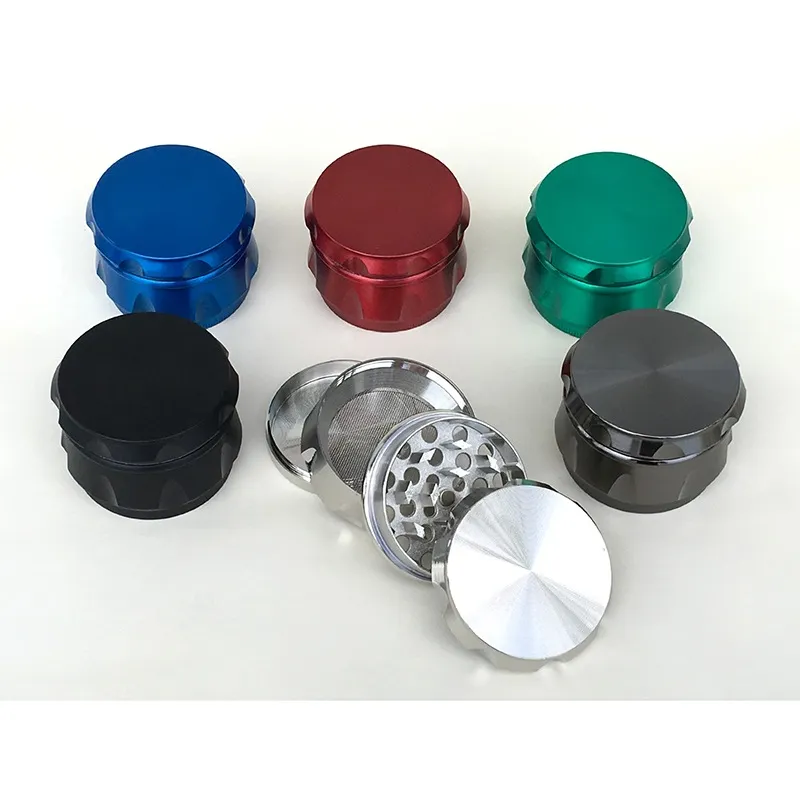 Sharpstone Grinders Crusher Smoke Miller Other Smoking Accessories Metal Herb 55mm Concave 4 Layer Zinc Alloy Diamond Diamante Shape Black Green Red silver blue Tit