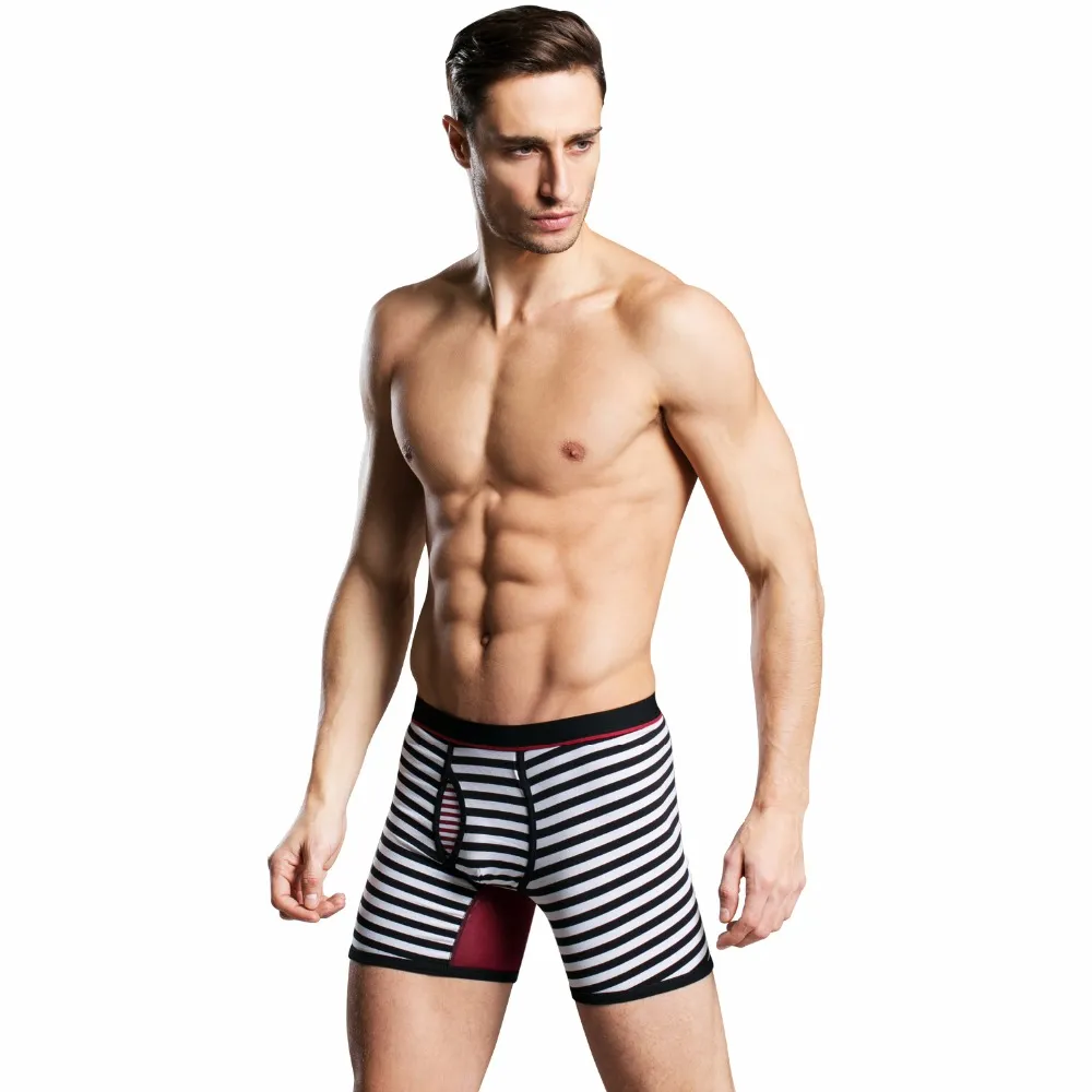 Aeropostale Boxers De Ropa Interior Tejida A Cuadros Para Hombre, Azul