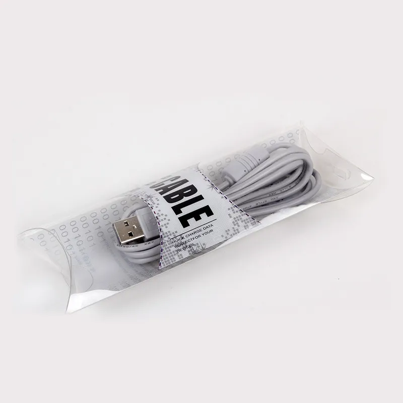 플라스틱 PVC 포장 상자 포장에 대 한 USB 케이블에 대 한 8 패키지 상자 데이터 라인 케이블