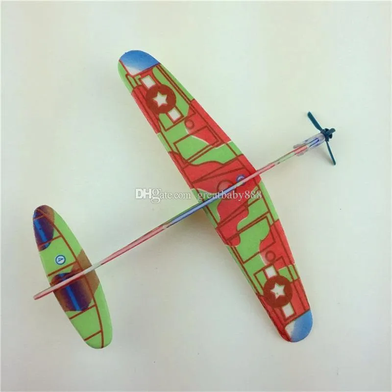 2017 novas crianças jogo do cérebro brinquedos planador modelo diy mão throws avião modelo de avião para brinquedos do bebê c2041