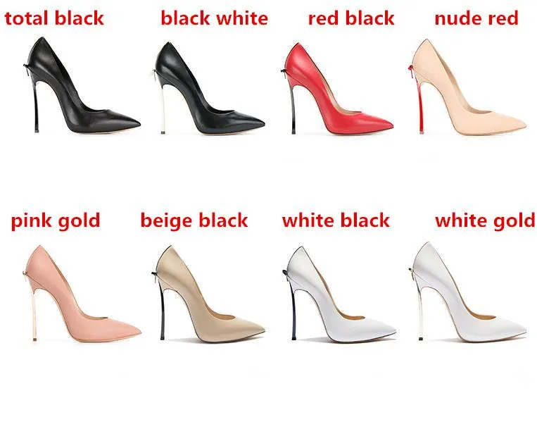 40 ألوان النساء مضخات مثيرة المصمم أحذية كبيرة الحجم 33 34 إلى 40 41 42 43 أنيقة البوتي جلدية حقيقية عالية الكعب عارية الوردي 226H