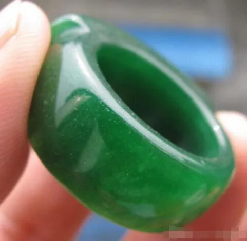 Custom green snake jade ring – Churk Work Shop