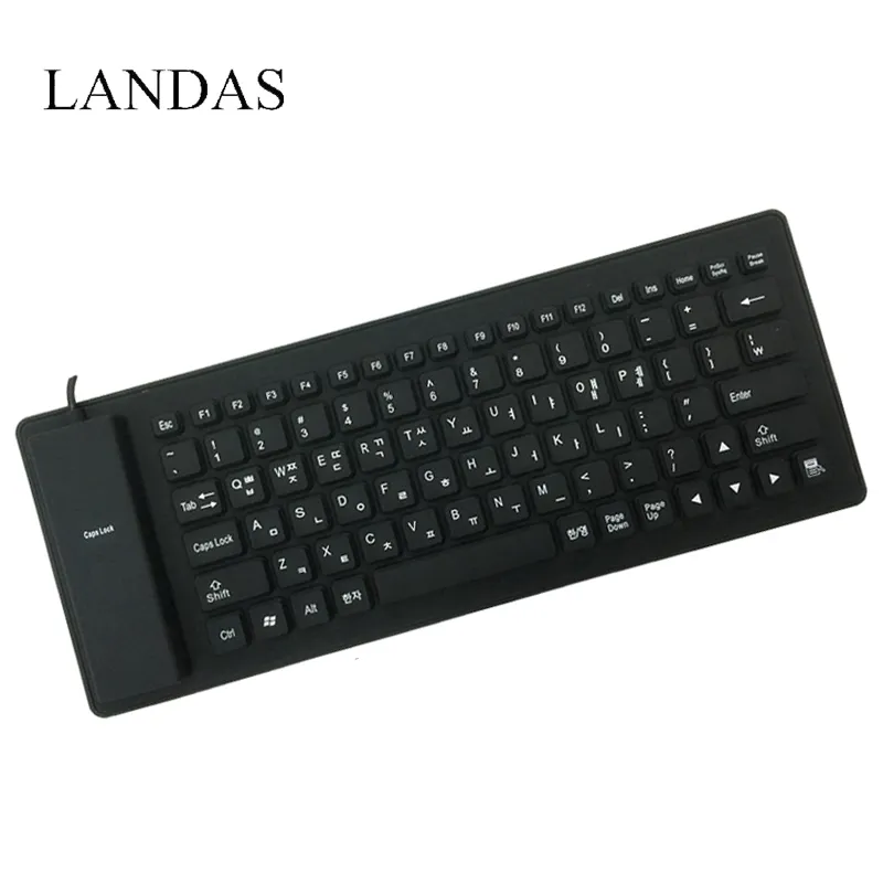 OEM Wired Silicone Korean Keyboard Flexible Mini... From Landastore ...