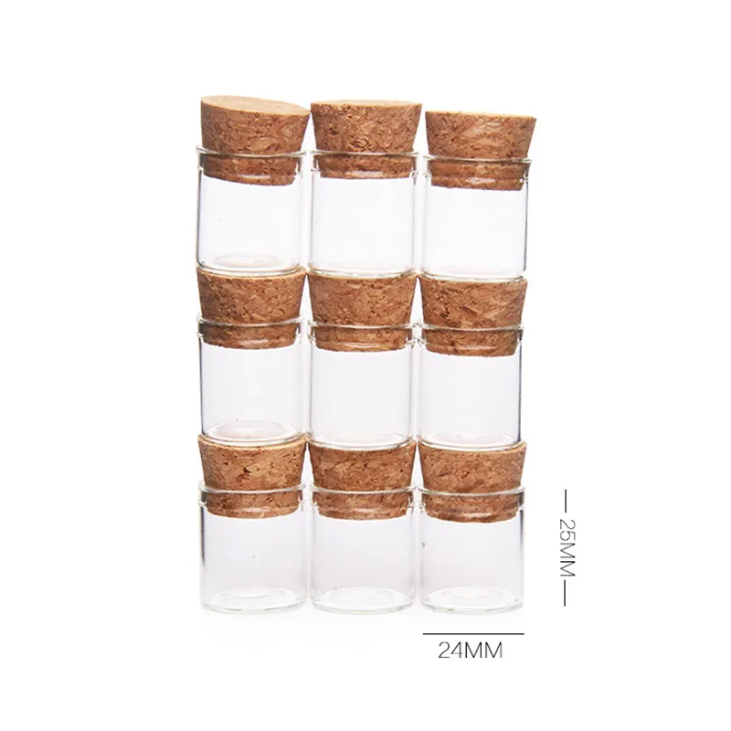 24 Stück Leere Glasflaschen 5 Ml – Mit Schraubdeckel, Transparent, Für DIY, Kosmetik & Proben