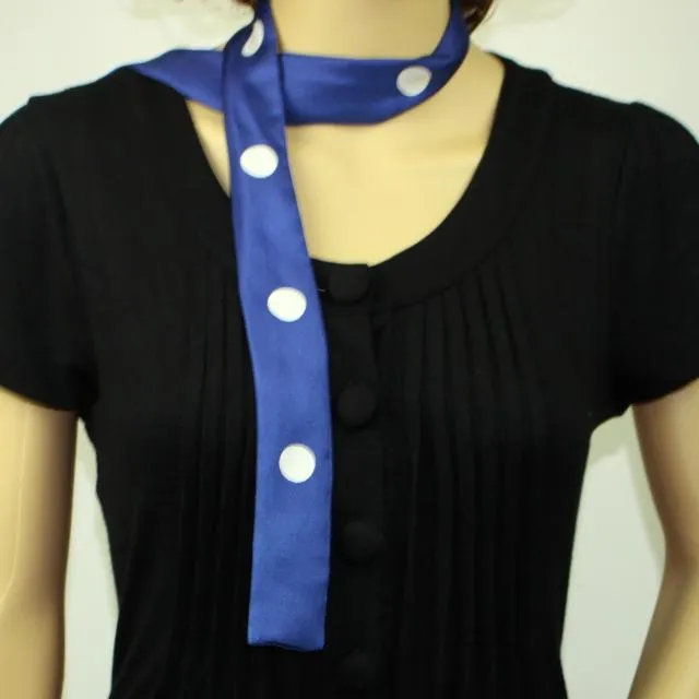 2 ply flicka kvinnor naturlig silke skinny halsduk lång nacke smal tunna bälte sash ribbon choker neck tie tillbehör # 4068