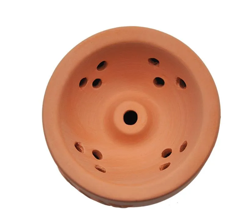 Schnupftabak- und Rauchtopf, Keramikschale, roter Ton, Keramik, tiefer Rauchtopf, Wasserflasche und Topf.