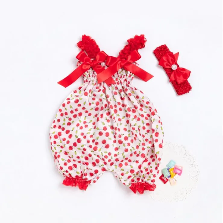 Newborn rompers Baby Bloomers Floral Baby Girls Shorts Headband Clothes Sets Baby Diaper Covers Infant Shorts Ruffles short kid