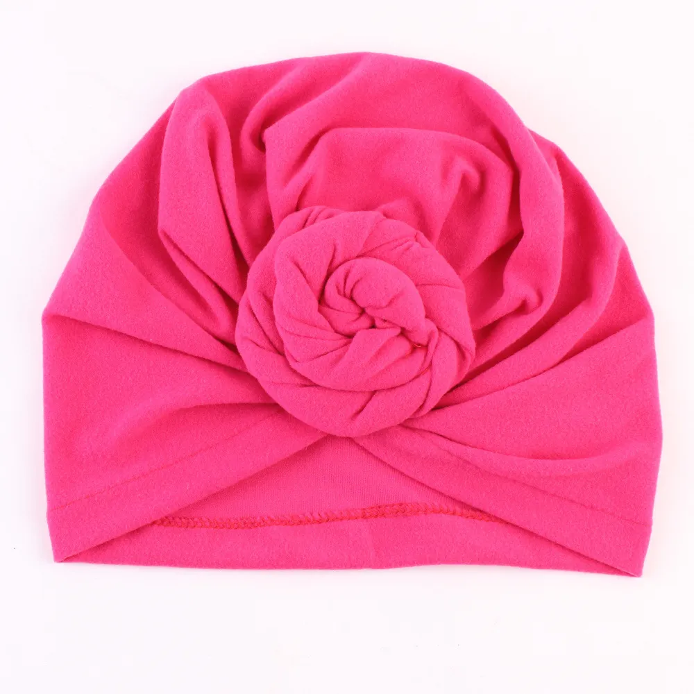 엄마와 나와 어울리는 의류 인도 Headscarf Hat Turban 매듭 머리 랩 모자 모자 유아 겨울 Beanie 6 색 어머니 딸