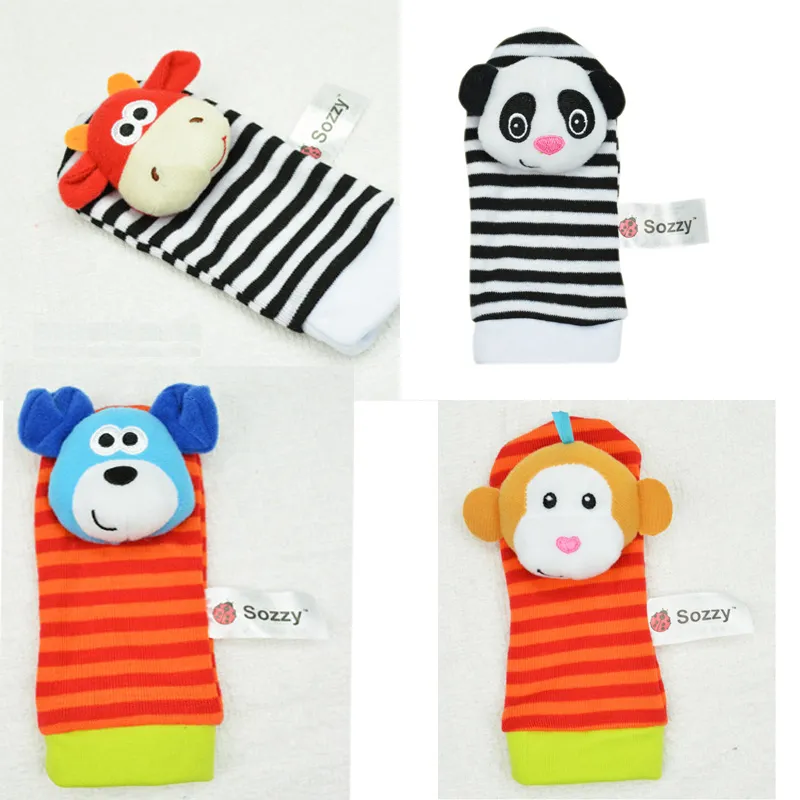 Baby Under Age 1 Cartoon Socks sonaglio Baby Socks Keep Foot Warm Cover For Kids 6 Styles Animals