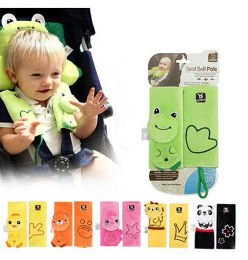 Animal Seat Belt Pals Shoulder Pad For Baby Car Auto Safety Seat Belt Harness Cover Children Protection Cushion Support Pillow C4161