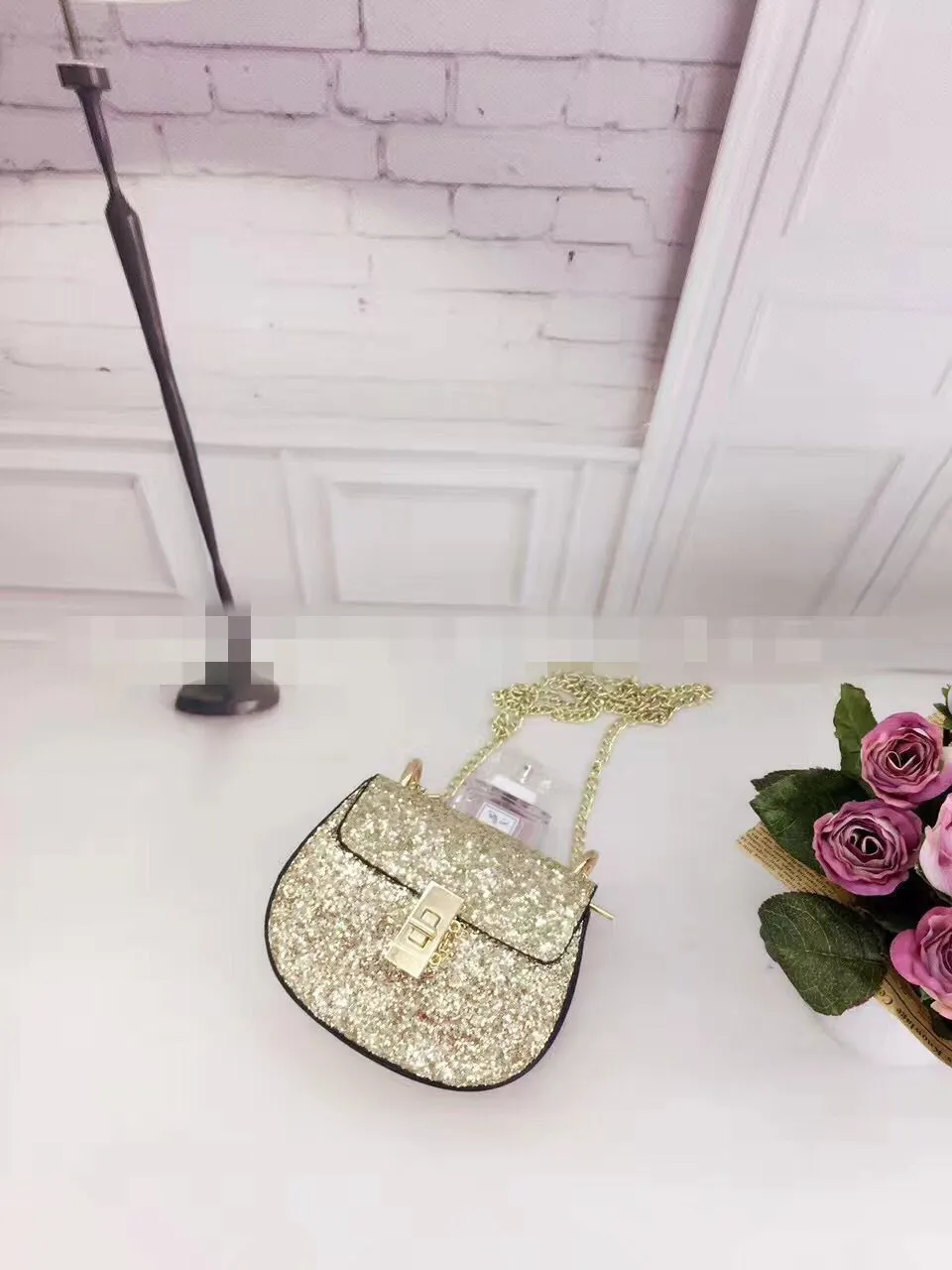 Çocuk Çanta 2018 Sıcak Satış Çocuk Kadın Mini Çanta Çocuk Kız Moda Messenger Seyahat Çantaları Sparkle Bebek Şeker Çanta Bir Omuz Çantaları