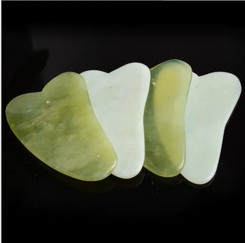 건강 관리 gua sha guasha jade 마사지 마사지 중국 자연 스크래핑 도구 눈 슬림머 KD1