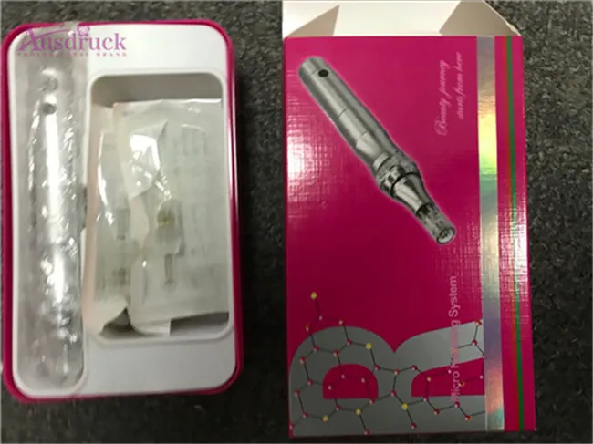 nieuwe aankomst Belastingvrij Derma Auto Pen Stempel Auto Micro Naald Roller Anti Aging Huid Therapie Wand Salon Spa machine