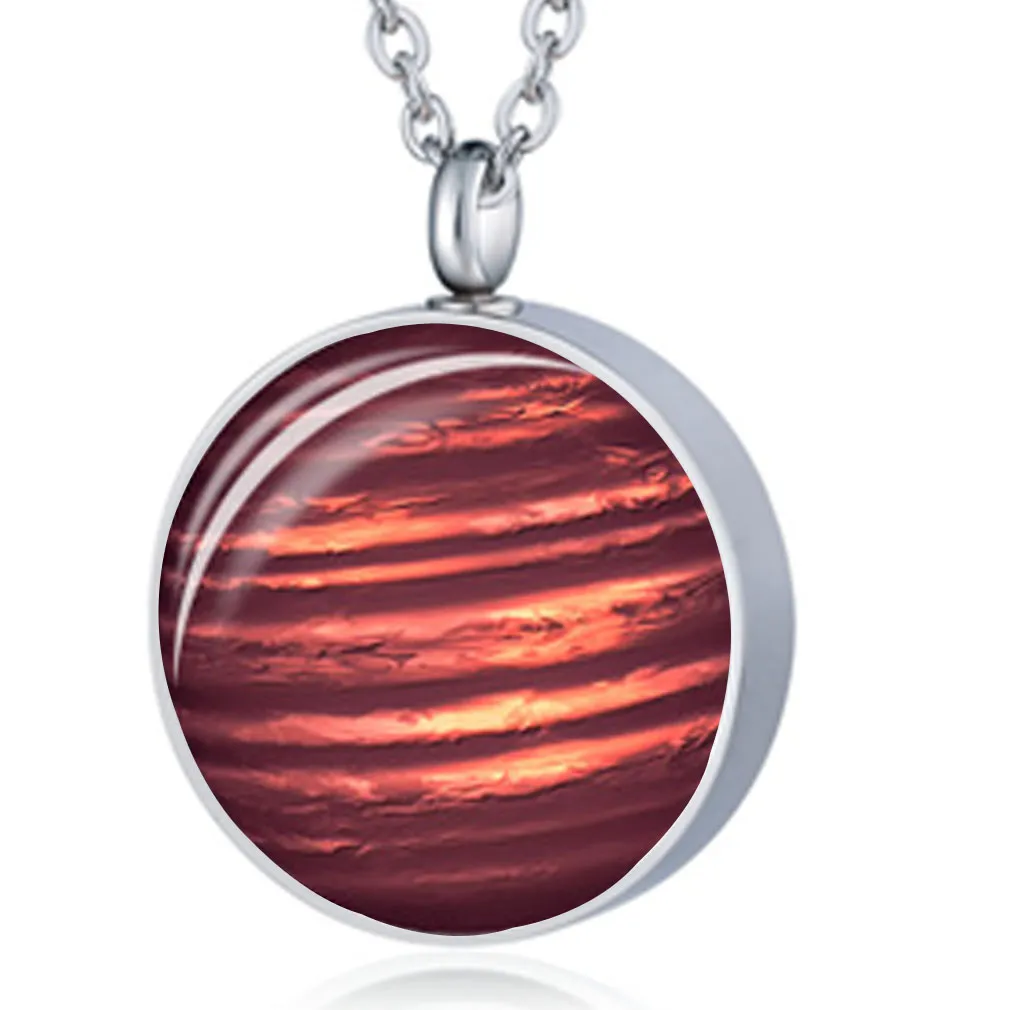 Мода Ювелирные Изделия Многоцветный Круг Круглый Урна Кулон.