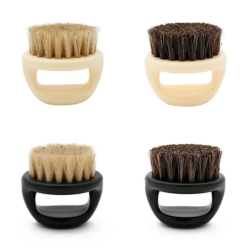 Après-rasage rasage épilation hommes brosse Salon de coiffure visage visage barbe nettoyage appareil outil rasoir brosse avec poignée