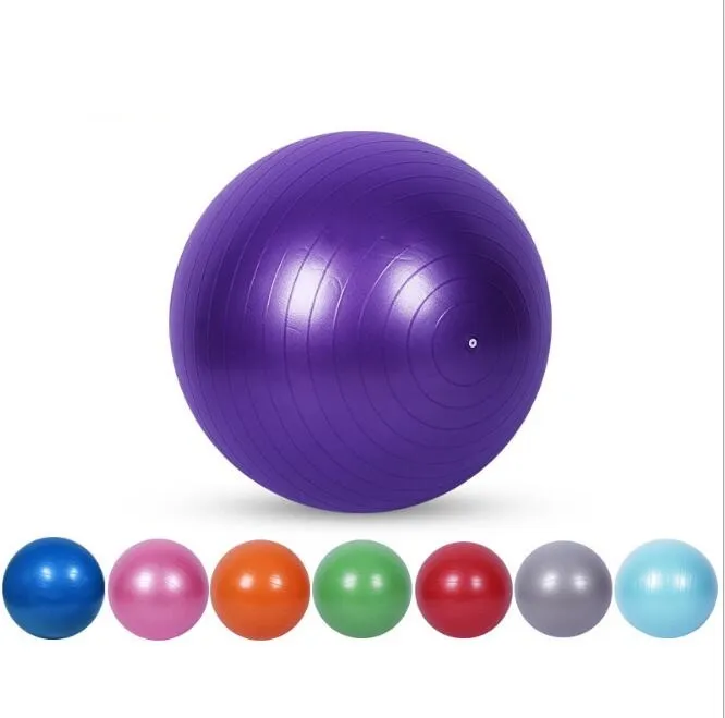 3 storlekar hälsa fitness yoga boll verktyg anti-slip pilates balans yoga bollar sport för träning övning bollar hem gym träning boll