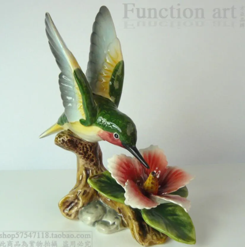 Lot De 2 Figurines Oiseaux Dorés En Céramique – Style Nordique Abstrait Moderne, Déco Miniature Pour Bureau, Étagère, Jardin Ou Maison