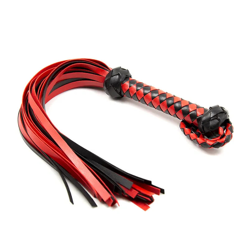 BDSM Cuir Fouet FLOGGER ASSI-Fessée Spanking Bondage Slave SM Faintes de SM Aux Jeux pour Couples Fetish Sex Toys pour Femmes Hommes - HY04