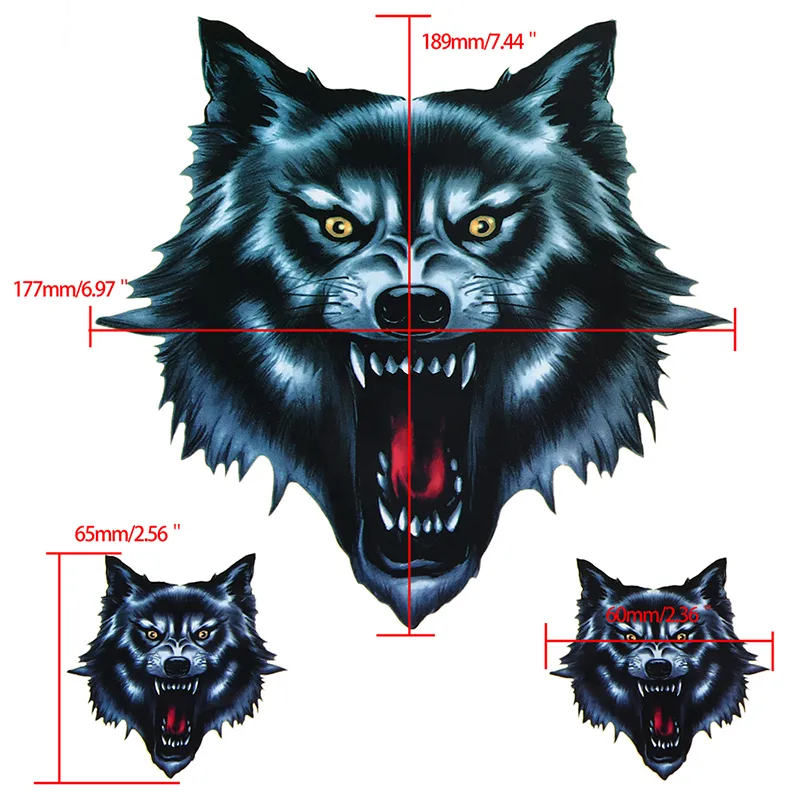 Les stickers Tête de loup