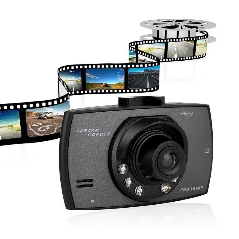 Cámara de coche de doble lente G30 2.7 pulgadas Full alta definición 1080P  coche DVR grabadora de vídeo Dash Cam 120 grados gran angular detección de