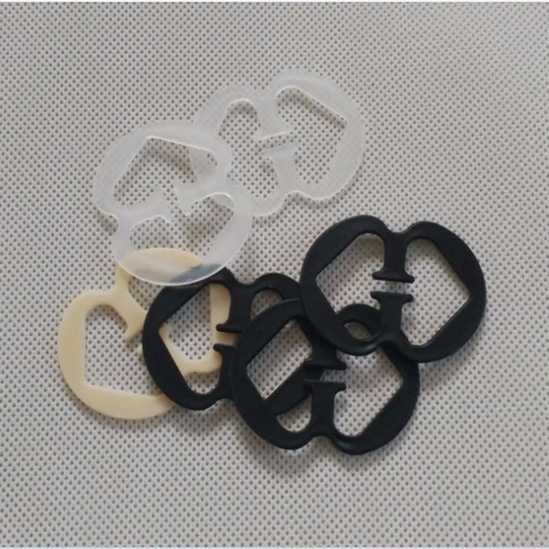 Wedding Plastic Bra Strap Clip Sterowanie dekoltu w kształcie szkielnej klamry bielizny Akcesoria Trzy kolory llot Drop S7803922