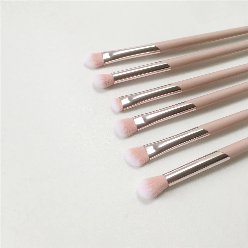 FB-SERIES Pinceau pour les yeux rose - FB231 FB232 FB233 FB234 FB235 FB236 Fard à paupières Tapered Blending Smokey Shader Smudge Makeup Brush Tool