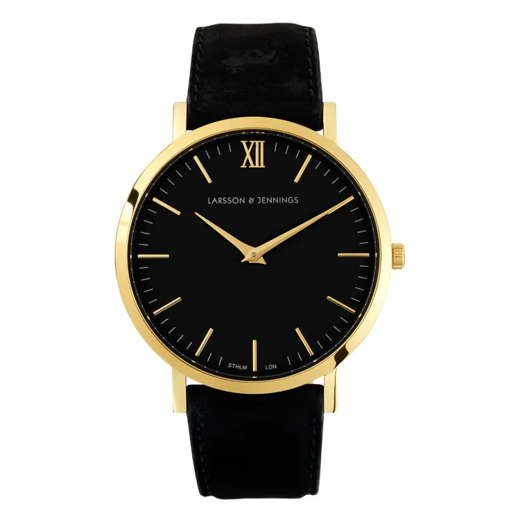 Nouvelle mode marque de luxe montres pour femmes larsson jennings tenue décontractée montre à quartz en cuir bracelet en acier inoxydable Sport Watches271F