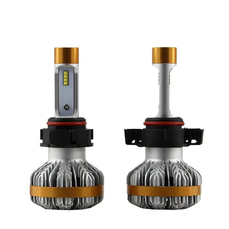 Pampsee 2 pcs carro led farol Z7 60W 8000lm 6500K H7 H1 H11 9005 Único feixe 9V - 36 V led farol lâmpadas para carros