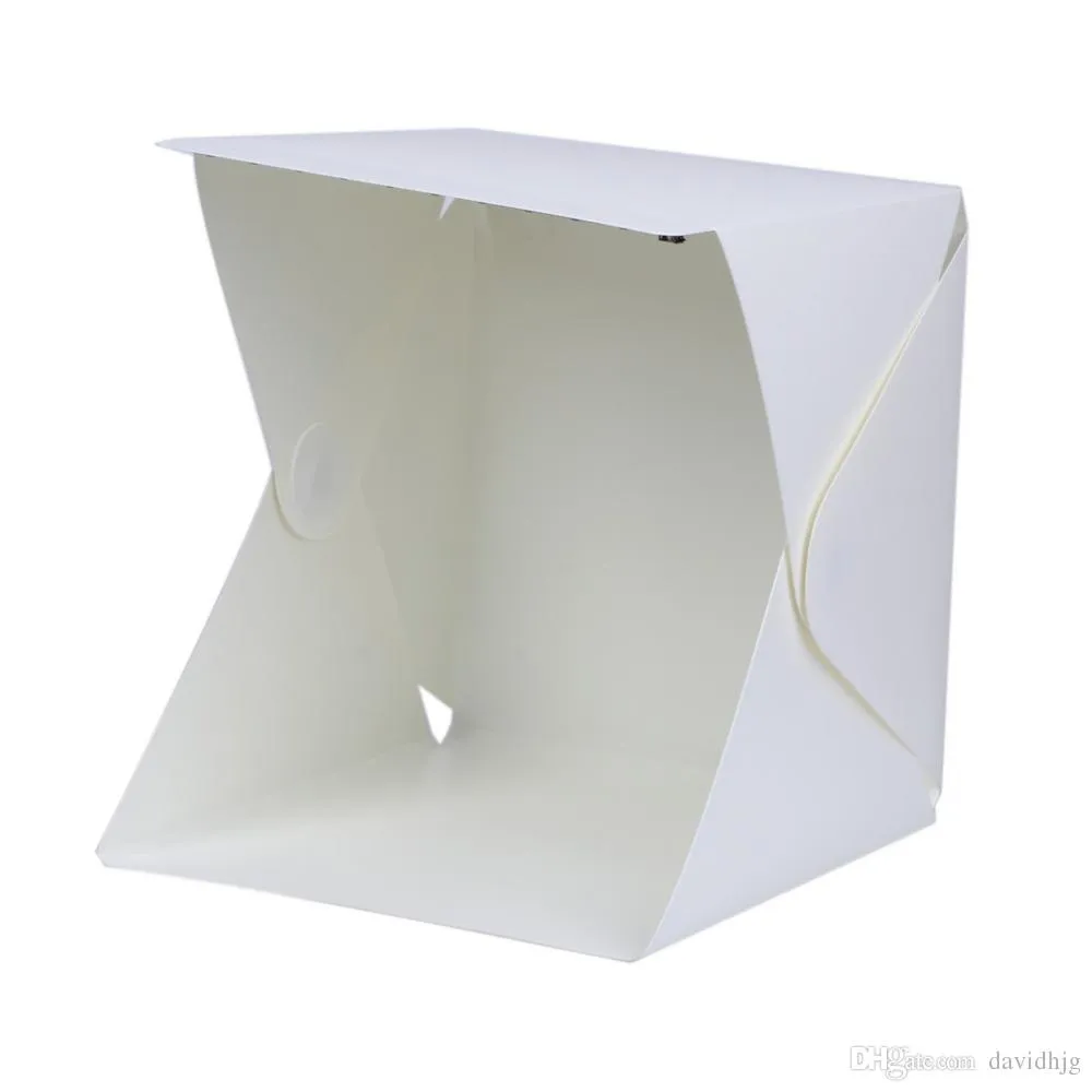 Portable Mini Folding Photo Studio Box photography Backdrop softbox USB LED light Desktop backgound