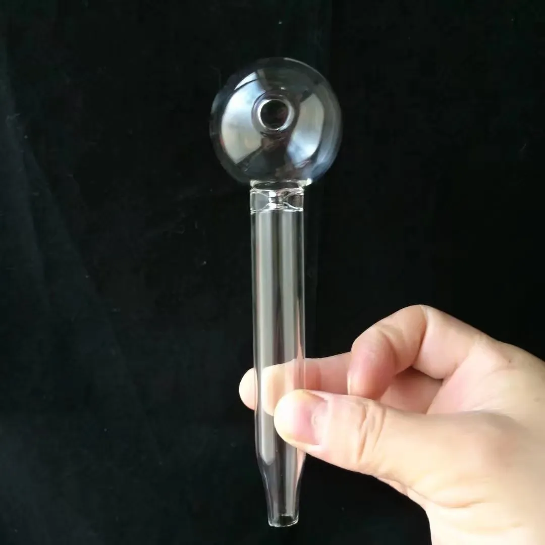 Super Bubble Pipe En Verre Transparent Bongs En Gros Tuyaux De Brûleur À Huile Conduites D'eau Pipe En Verre Plates-formes Pétrolières Fumer