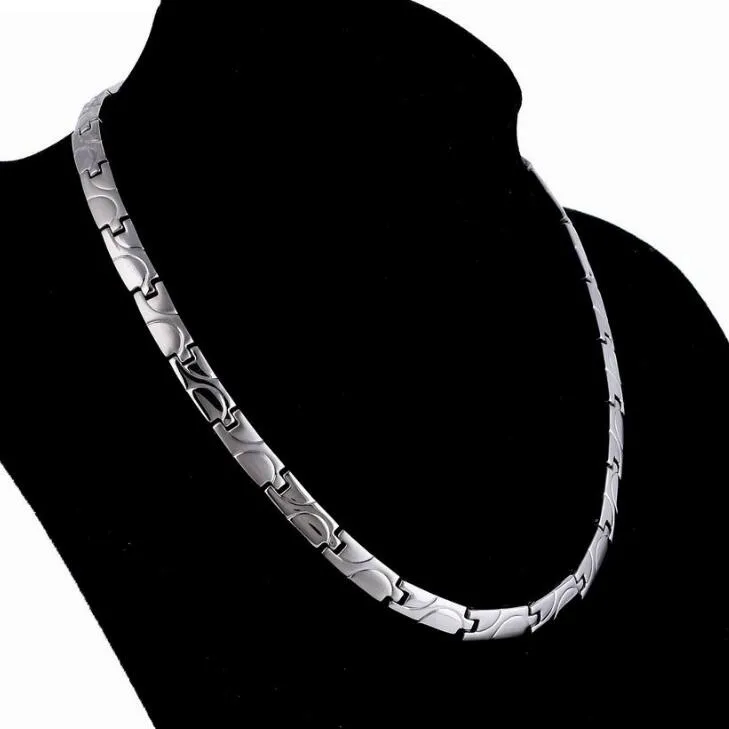 Jewelry Healthy Necklace Titanium Steel Energy Necklace For