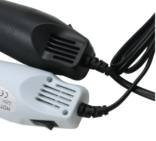 Alta qualità 230V 300W pistola termoretraibile elettrica fai-da-te pistola utensili elettrici temperatura aria calda pistola con sedile di supporto in plastica FIMO