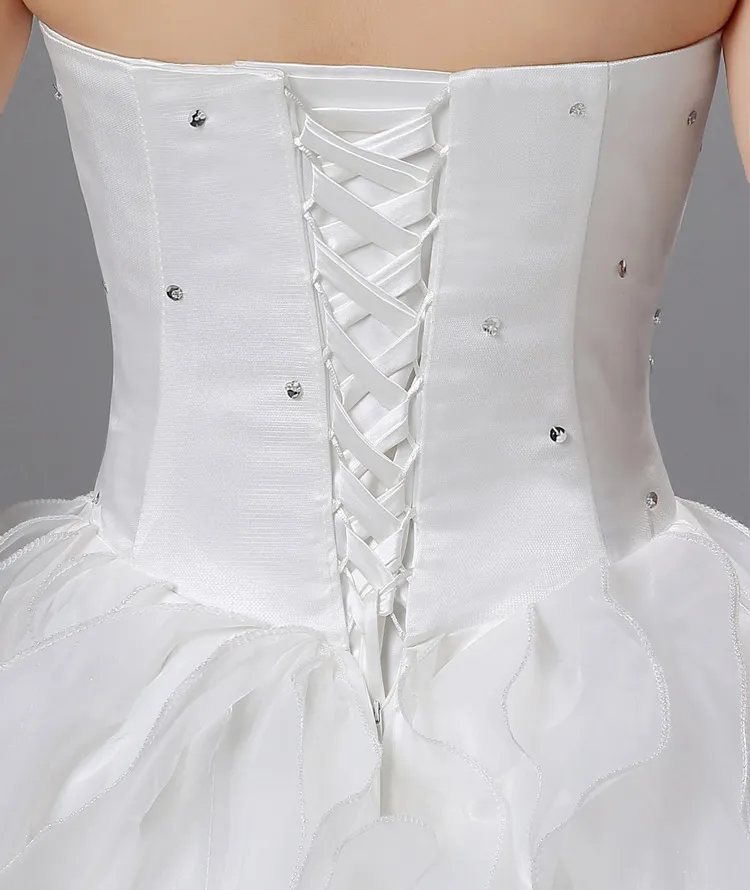 Роскошные из бисера-хрустальные оборки свадебное платье 2022 Новое возлюбленное кружев