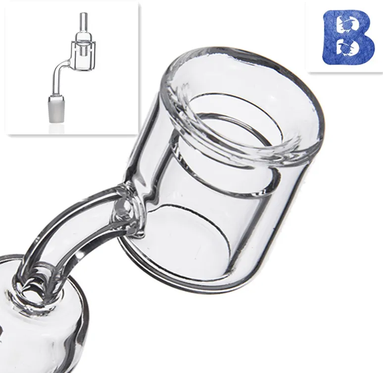 Novo Pukinbeagle Banger Térmica de Quartzo Banger Nails Tubo Duplo XXL 28mm OD 10mm 18mm 14mm Masculino Feminino Claro Fosco Joint Fumaça Portátil