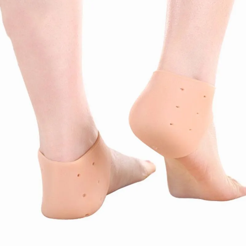 Premium Moisturizing Gel Heel Socks: Silicone Foot Protectors for Soft ...
