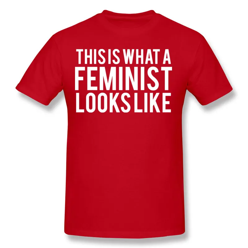 Mens por atacado de algodão Puro Isto É O Que Uma Feminista Parece T-shirt Dos Homens O-pescoço Preto de Manga Curta T-shirt S-6XL Casual T-Shirt