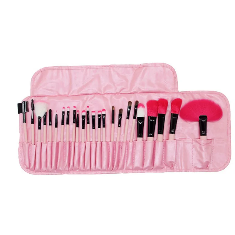 24 pièces ensemble de pinceaux de maquillage professionnels pinceaux de maquillage de haute qualité Kit d'outils de maquillage synthétique de Studio à fonction complète