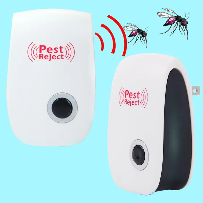 NOVITÀ Mosquito Killer Reject Reject Electronic Multi-Purpose Ultrasonic Repeller Reject Rat Mouse Repellent Anti Rodent Bug Reject Safe