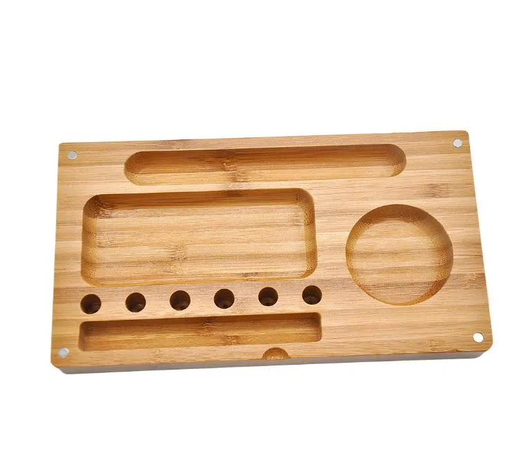 Pure hand wood pipe AW original wood cigarette machine operating table cigarette tray double board solid wood plate