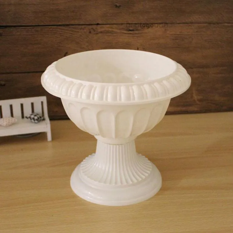 New Arrival Fashion White Roman Column Centerpiece Droga prowadzona z zestawami wazon i bukiet na imprezacyjnych rekordów