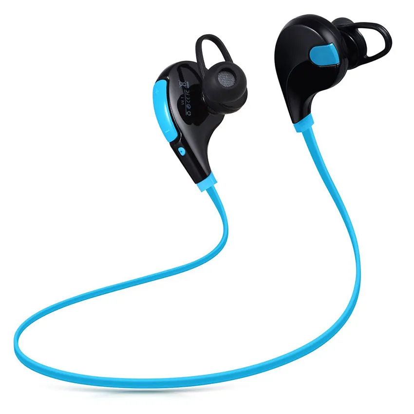 QY7 Słuchawki Bezprzewodowe Słuchawki Bluetooth Pałąk Anuluje Stereo Zestaw Słuchawkowy Sporty Unośne uniwersalne w Earbuds z polem detalicznym