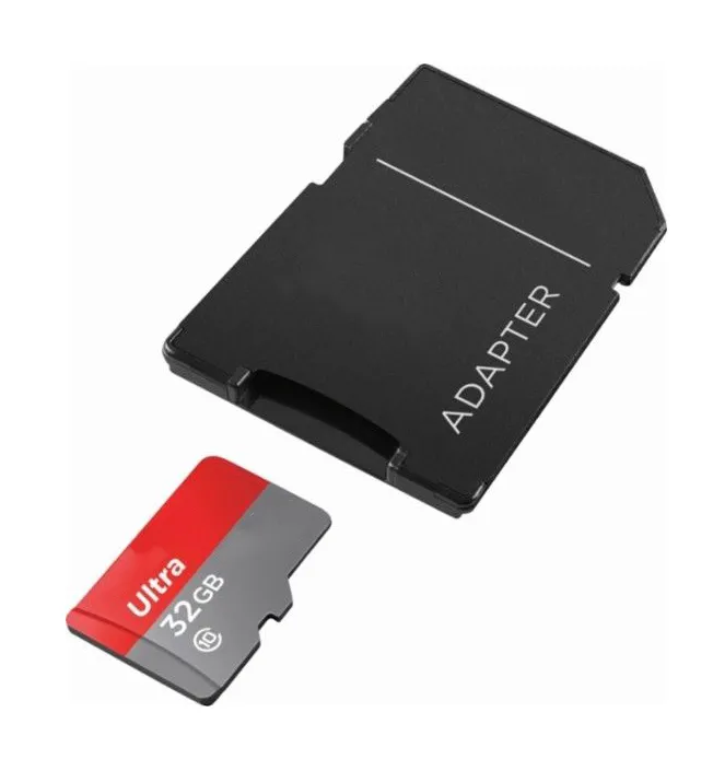 Tarjeta de memoria Ultra UHS-I de 32 GB de capacidad real con adaptador Tarjeta TF Clase 10 U1 Tarjeta Trans-Flash 80 MB/s