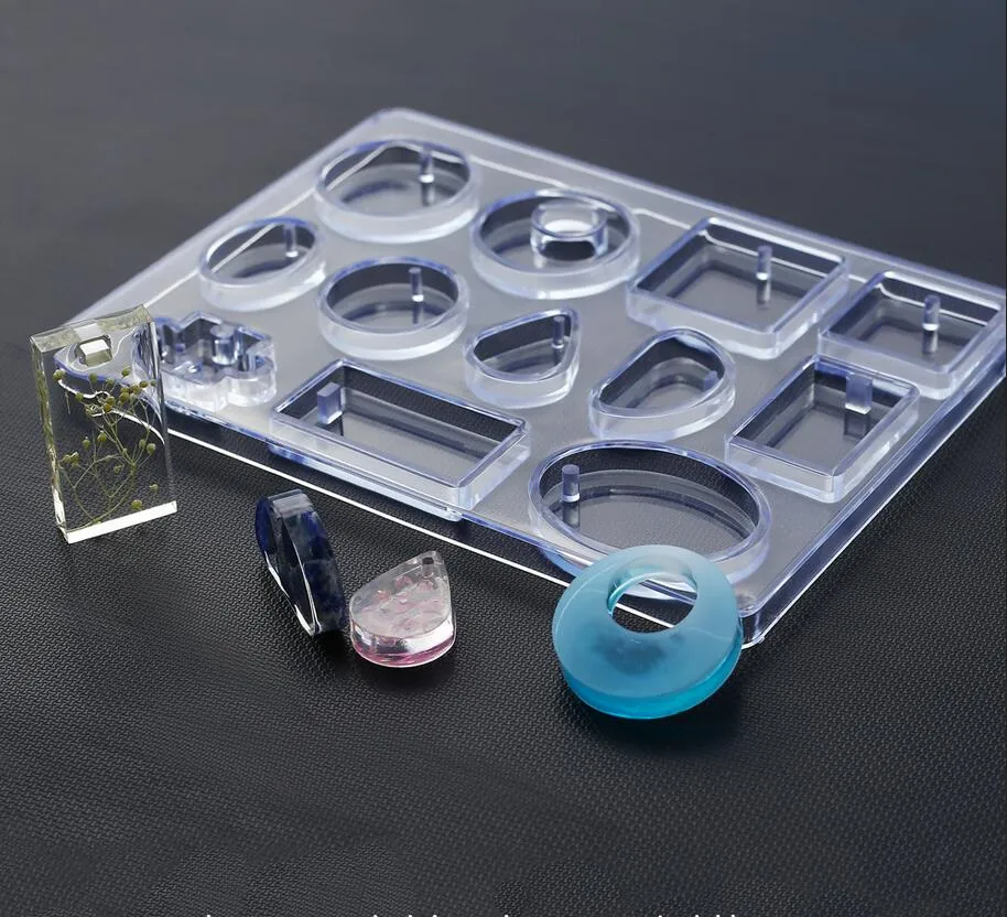 Diy Epoxy Resin Mold Silicone Casting Molds Necklace Pendant Resin