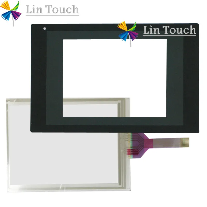 NEW MTA MAC E610 04400B #HO99 YD HMI PLC TouchScreen AND Front label Film Touch screen AND Frontlabel