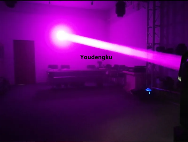 2 stycken DMX Control Beam Spot Zoom LED 200 Flyttande huvud Gobo Projektor Flytta Head Spot LED