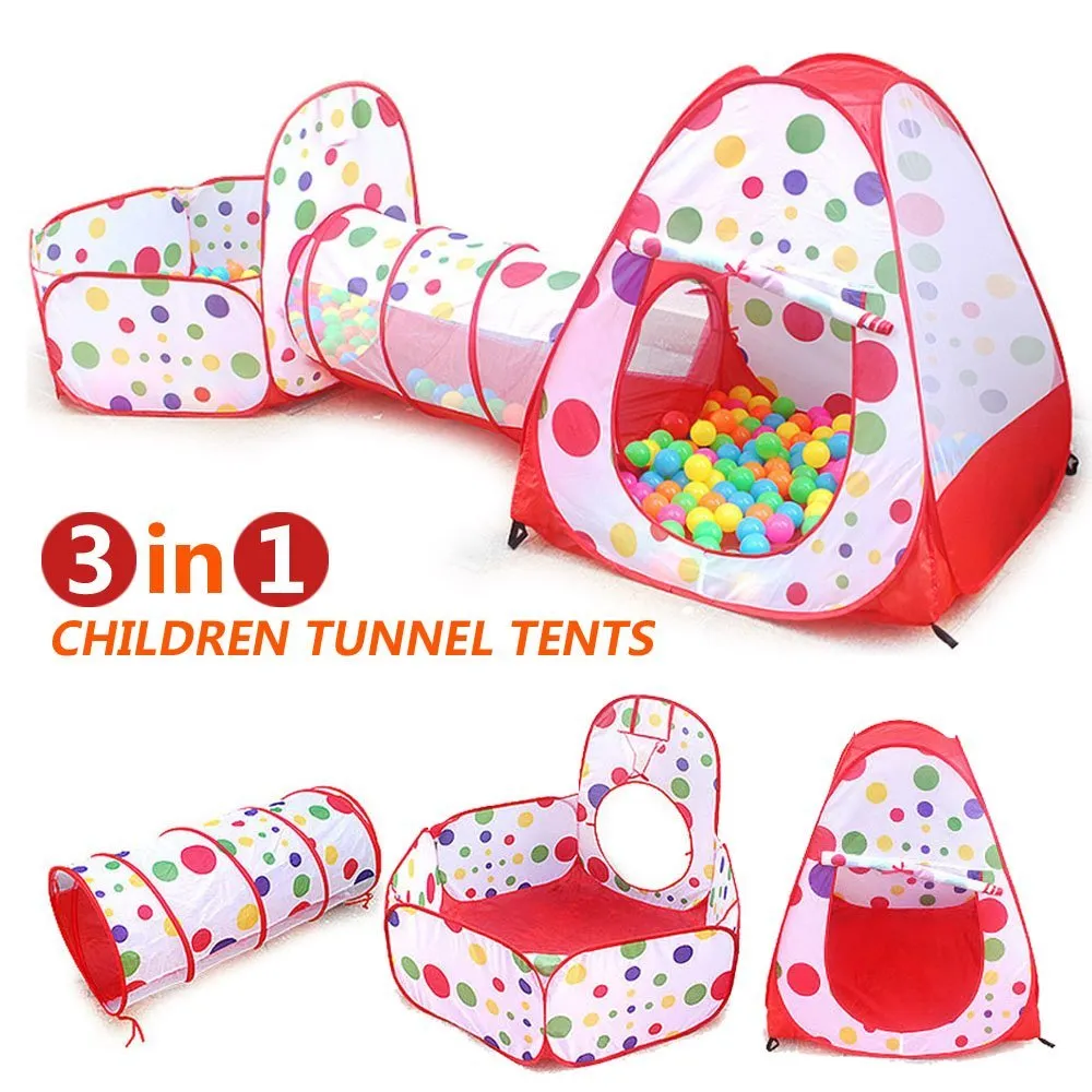 Tunnel de jeu pop-up pour bébé modèle multicolore