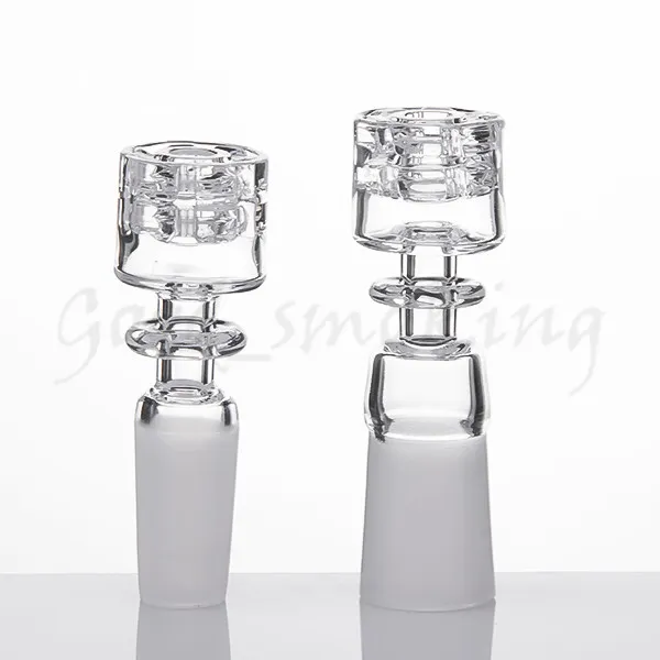 다이아몬드 매듭 석영 못 2mm 두꺼운 10mm 14mm 18mm 남성 여성 서리로 덥은 조인트 bongs oil rigs