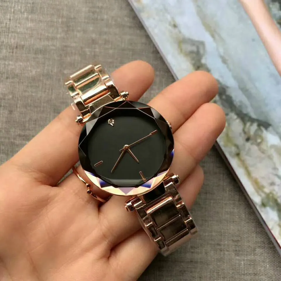 2018 New Fashion Casual Enkel Business Ladies Watch Rostfritt stålband Top Luxury Women Quartz Clock Women's Watch Montres Femmes